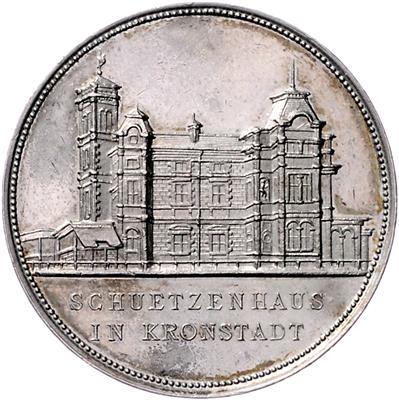25jähriges Jubiläum des Kronstädter Sächsischen Schützenvereins 1886 - Coins, medals and paper money