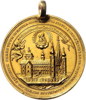 600 Jahrfeier der Übertragung des Marienbildes vom Stift St. Lambrecht in der Steiermark nach Mariazell 1757 - Coins, medals and paper money