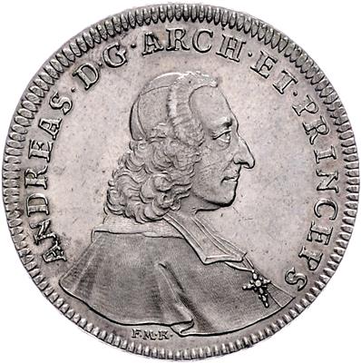 Andreas Jakob Graf von Dietrichstein - Mince, medaile a papírové peníze