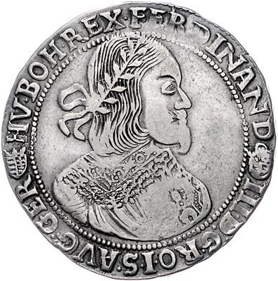 Ferdinand III. - Coins, medals and paper money