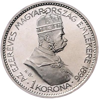 Franz Josef I. - Monete, medaglie e cartamoneta