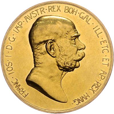 Franz Josef I. GOLD - Münzen, Medaillen und Papiergeld