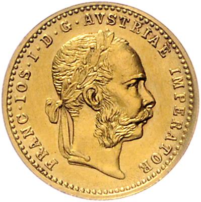 Franz Josef I. GOLD - Mince, medaile a papírové peníze