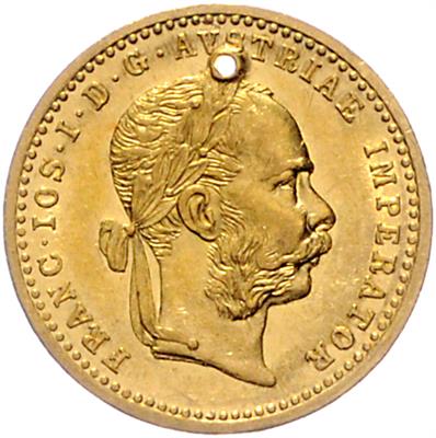 Franz Josef I. GOLD - Münzen, Medaillen und Papiergeld