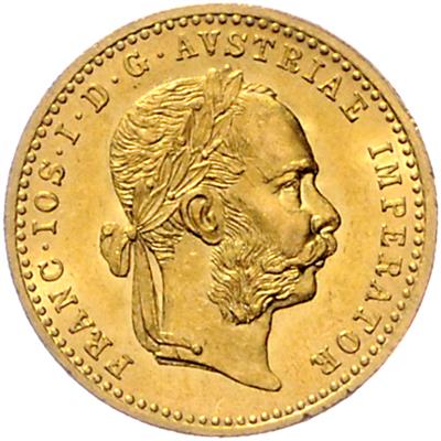 Franz Josef I. GOLD - Mince, medaile a papírové peníze