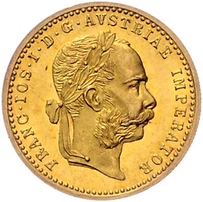 Franz Josef I. GOLD - Münzen, Medaillen und Papiergeld