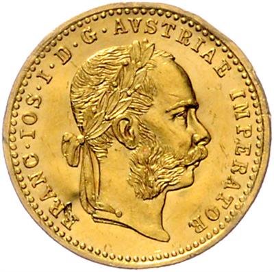 Franz Josef I. GOLD - Mince, medaile a papírové peníze