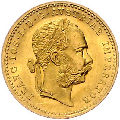 Franz Josef I. GOLD - Münzen, Medaillen und Papiergeld