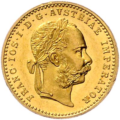 Franz Josef I. GOLD - Mince, medaile a papírové peníze