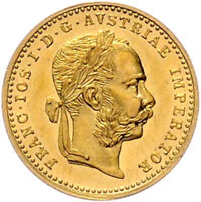 Franz Josef I. GOLD - Münzen, Medaillen und Papiergeld