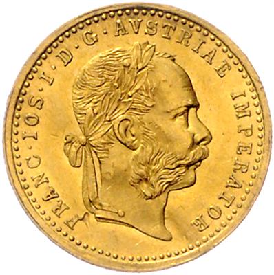 Franz Josef I. GOLD - Münzen, Medaillen und Papiergeld