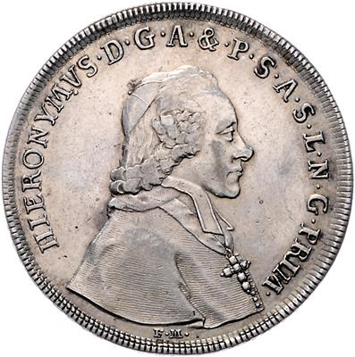 Hieronymus Graf Colloredo - Monete, medaglie e cartamoneta