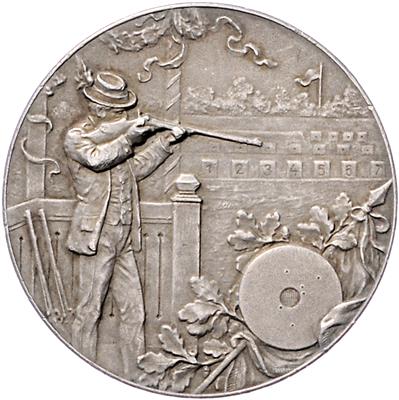III. NÖ Verband- und Fahnenweihefestschießen - Mince, medaile a papírové peníze