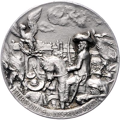 Jahrhundertfestschießen in Eppan im November 1909 - Mince, medaile a papírové peníze