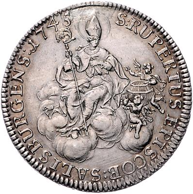 Jakob Ernst Graf von Liechtenstein - Monete, medaglie e cartamoneta