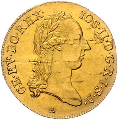 Josef II. GOLD - Mince, medaile a papírové peníze