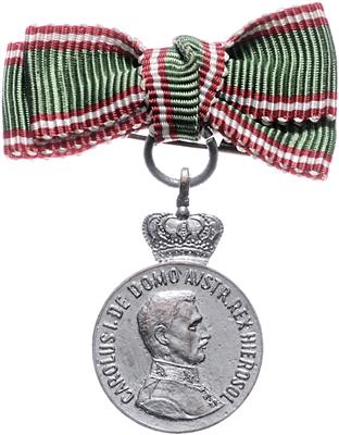 Karl I. - Mince, medaile a papírové peníze