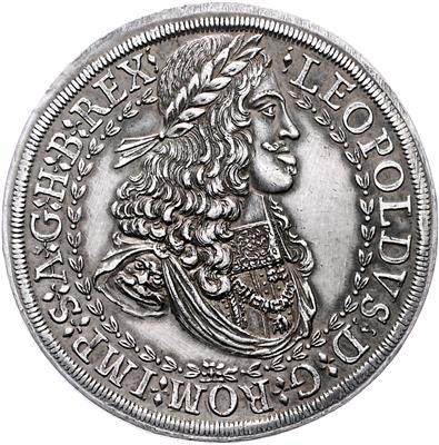 Leopold I. - Coins, medals and paper money