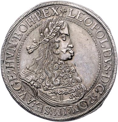 Leopold I. - Coins, medals and paper money