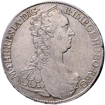 Maria Theresia - Münzen, Medaillen und Papiergeld