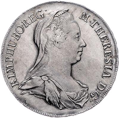 Maria Theresia - Münzen, Medaillen und Papiergeld