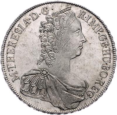 Maria Theresia - Coins, medals and paper money