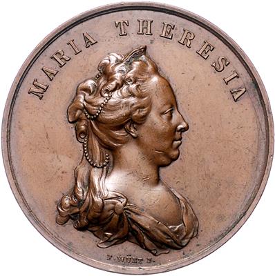 Maria Theresia/ Wiener Neustadt Militärakademie - Mince, medaile a papírové peníze