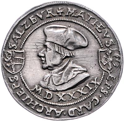 Matthäus Lang v. Wellenburg - Mince, medaile a papírové peníze