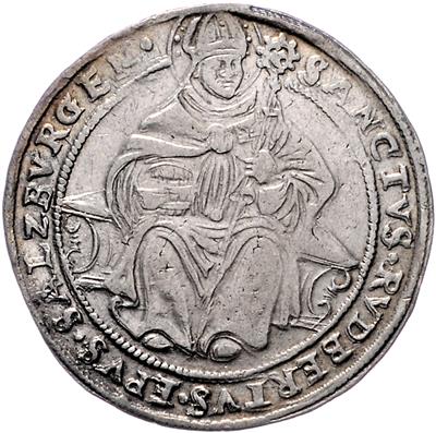 Michael von Kuenburg - Monete, medaglie e cartamoneta