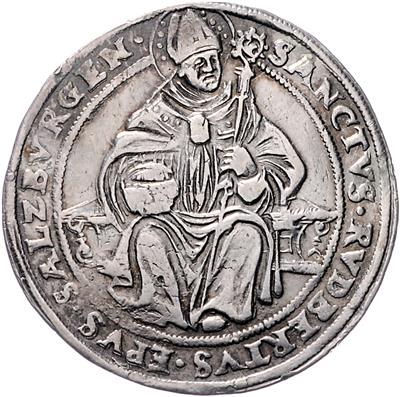 Michael von Kuenburg - Coins, medals and paper money