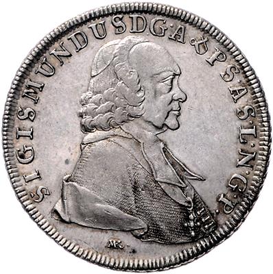 Sigismund Graf von Schrattenbach - Mince, medaile a papírové peníze