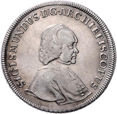 Sigismund Graf von Schrattenbach - Mince, medaile a papírové peníze