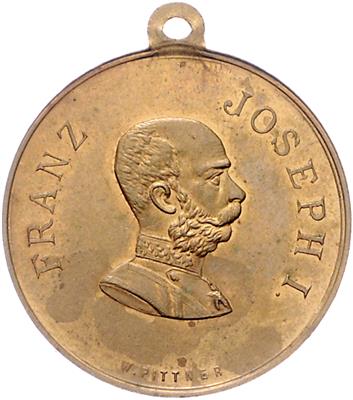 VII. NÖ Landes- und 250jähriges Jubiläumsschießen in Schwechat vom 1. bis 11. Juni 1893 - Coins, medals and paper money