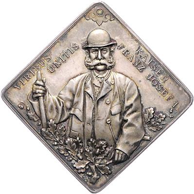 VII. NÖ Landes- und 250jähriges Jubiläumsschießen in Schwechat vom 1. bis 11. Juni 1893 - Münzen, Medaillen und Papiergeld