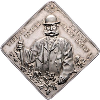 VII. NÖ Landes- und 250jähriges Jubiläumsschießen in Schwechat vom 1. bis 11. Juni 1893 - Mince, medaile a papírové peníze