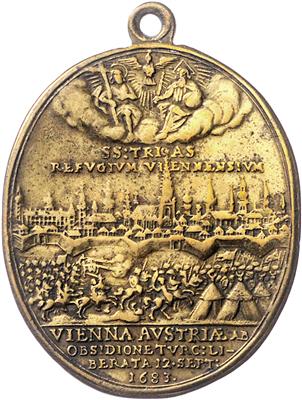 Wien, Ende der Türkenbelagerung 1683/ Madonna von Mariazell - Münzen, Medaillen und Papiergeld