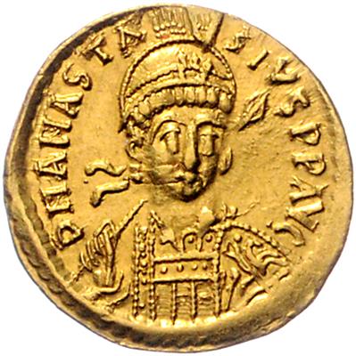 Anastasius 491-518 GOLD - Mince, medaile a papírové peníze