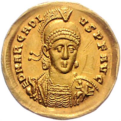 Arcadius 395-408 GOLD - Monete, medaglie e cartamoneta