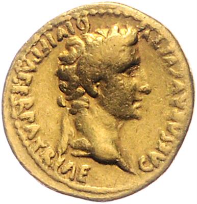 Augustus 27 v. bis 14 n. C. GOLD - Münzen, Medaillen und Papiergeld