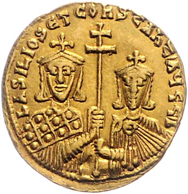 Basil I. 867-886 GOLD - Münzen, Medaillen und Papiergeld