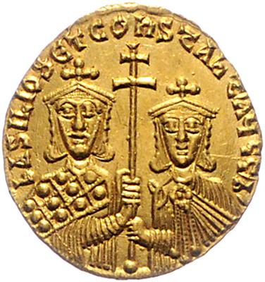 Basil I. 867-886 GOLD - Münzen, Medaillen und Papiergeld