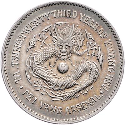 China, Guangxu/Kwang Hsu 1875-1908 - Münzen, Medaillen und Papiergeld
