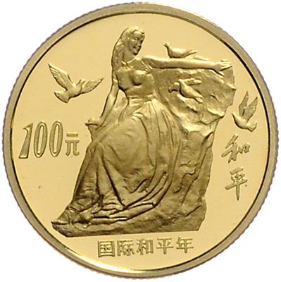 China, Volksrepublik GOLD - Coins, medals and paper money