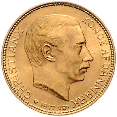Christian X. 1912-1947 GOLD - Monete, medaglie e cartamoneta