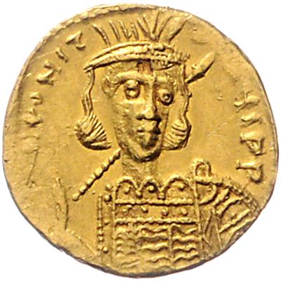 Constantin IV. 668-685 GOLD - Münzen, Medaillen und Papiergeld