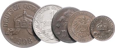 Deutsch Ostafrika - Coins, medals and paper money