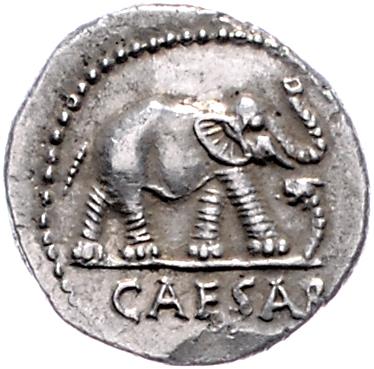 Gaius Iulius Caesar 100-44 v. C. - Mince, medaile a papírové peníze