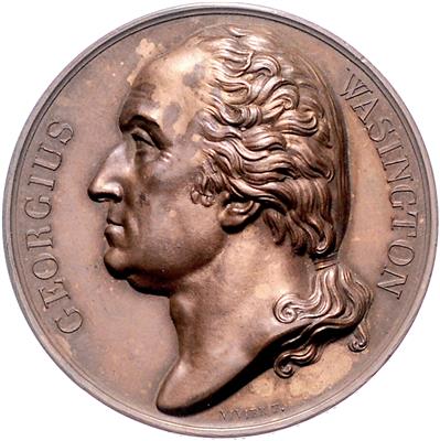 George Washington *1732 + 1799 - Münzen, Medaillen und Papiergeld