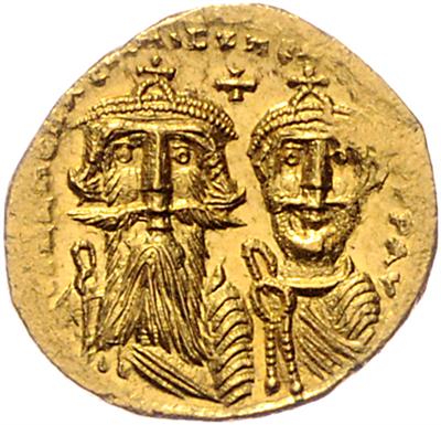 Heraclius 610-641 GOLD - Münzen, Medaillen und Papiergeld