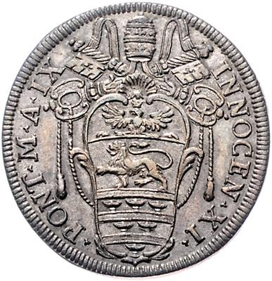 Innozens XI. 1676-1689 - Coins, medals and paper money